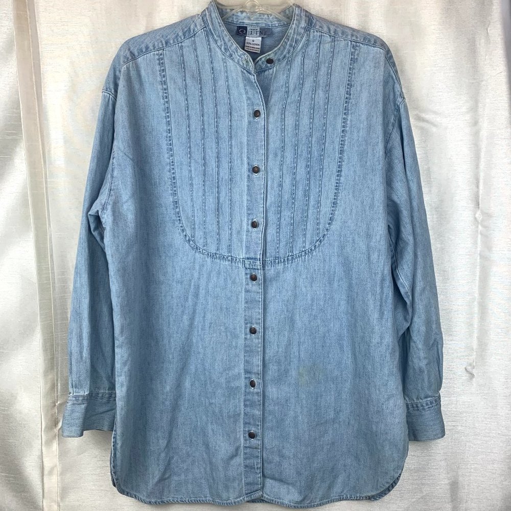 NEW YORK LINE Denim Shirt S